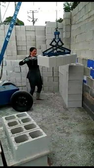 免烧砖抱砖机视频