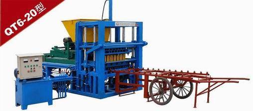 半自动免烧砖机QT6-20 - 齐鲁砖机 - 九正(中国建材第一网)