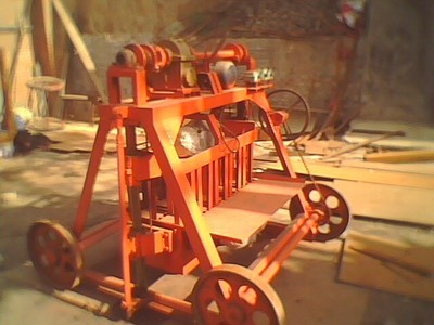 【4-45移动砖机|4-45移动免烧砖机|4-45砖机|4-45移动小砖机】价格,厂家,图片,郑州新文机械-